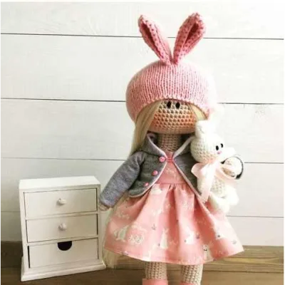 МК Вязаная милая куколка+выкройки одежды - knitted_dolls_ulia