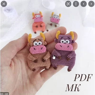 МК Вязаные брошки и игрушки, комплект - moi_prelesti