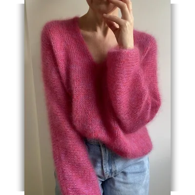 Модный пуловер сверху KIM V-neck - Tanja Koenigs