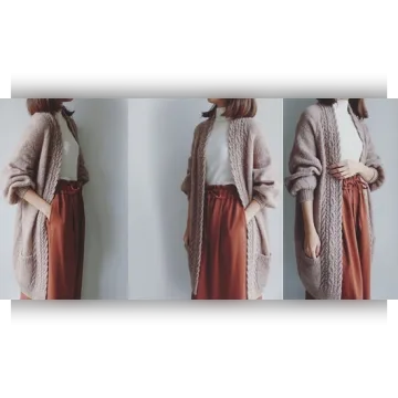 Модный вязаный кардиган Gown - Ирене Лин
