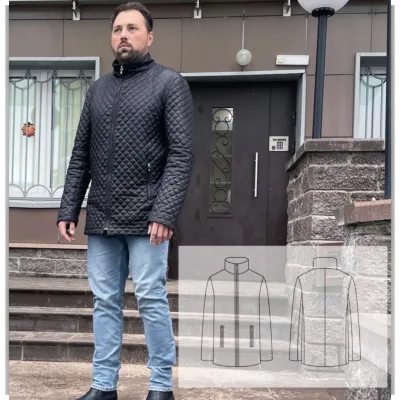 Мужская куртка Righ. Размеры 44-64 - Катя Мхитарян