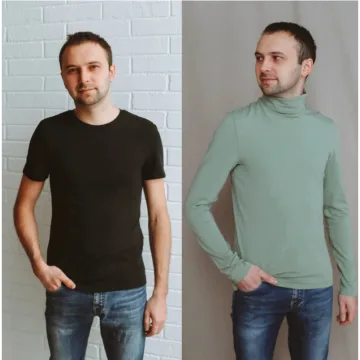 Мужская водолазка – футболка – лонгслив. Все размеры