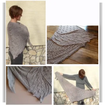 Необычная шаль Knitangle - Вяжи.ру