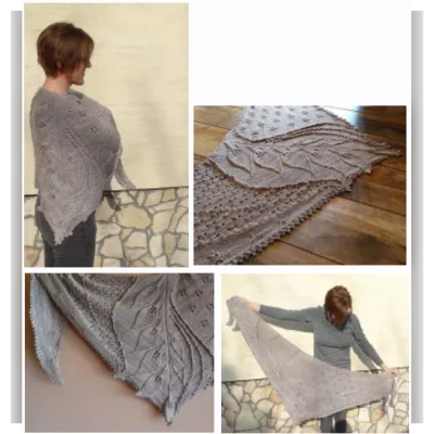 Необычная шаль Knitangle - Вяжи.ру
