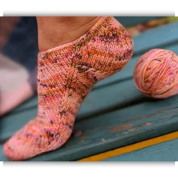 Носки Цветущая сакура - socksscarfknit