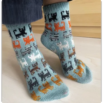 Носки Herding Cats - Stone Knits