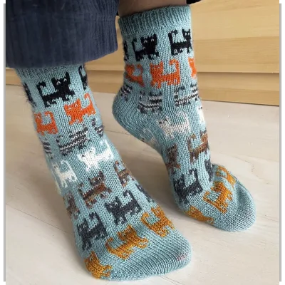 Носки Herding Cats - Stone Knits
