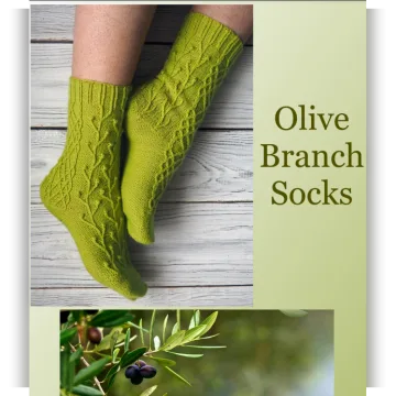 Носки Olive branch socks - Алёна Малевич
