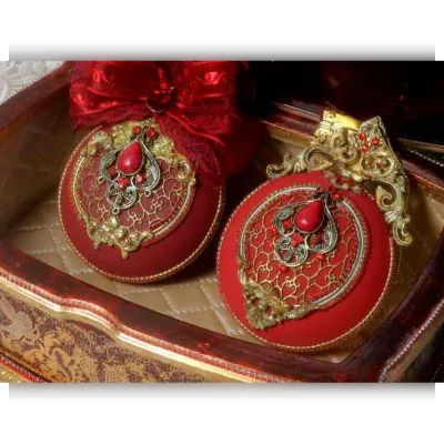 Новогодние игрушки Королевский бархат - Наталья Большакова
