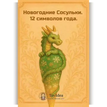 Новогодние Сосульки. 12 символов года. Артбук