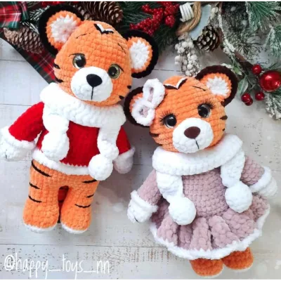 Новогодние тигрята - Анастасия Зайцева