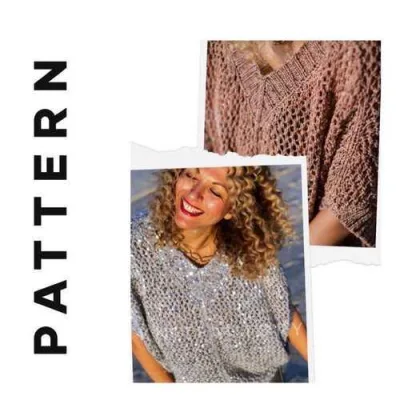 Описание вязания ажурной сетки - Knit Factory