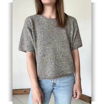 Описание вязания топа Air Tee - Hailey Smedley