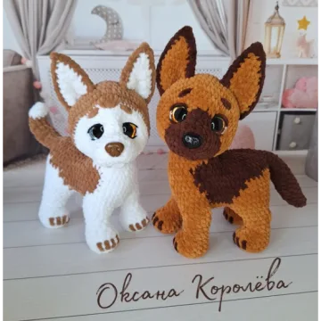 Овчарка и Хаски