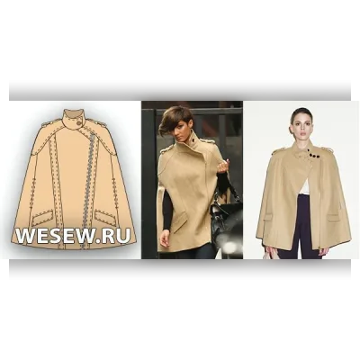Пальто-кейп – модная и практичная одежда для весенней погоды - wesew.ru