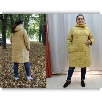 Пальто с цельнокроенным капюшоном Уютная Осень. Тариф 1 версия - Тамара Тимофеева