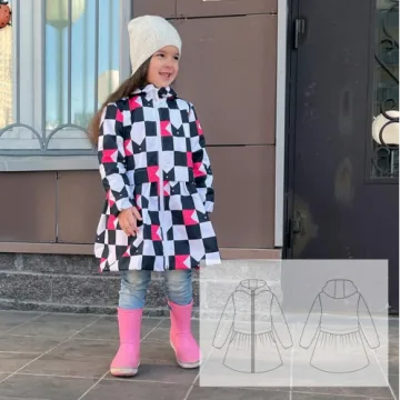 Плащ Pacman. Размеры 86-164