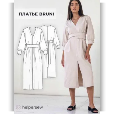 Платье Bruni. ОГ 100. Рост 170 - Helpersew