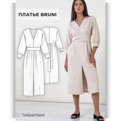Платье Bruni. ОГ 80. Рост 170 - Helpersew
