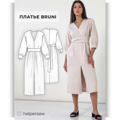 Платье Bruni. ОГ 96. Рост 170 - Helpersew