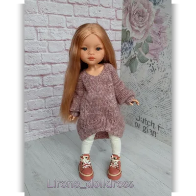 Платье Эмма для кукол Паола Рейна 32-34 см - Lirene Dolldress