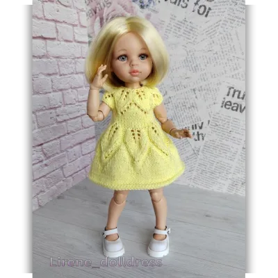 Платье Флора для кукол Паола Рейна 34/21 см - Lirene Dolldress