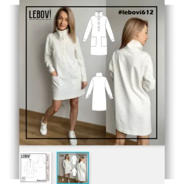 Платье Lebovi 612. Размер 40-52. Рост 164