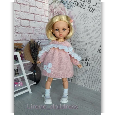 Платье Люси для кукол Паола Рейна 32 см - Lirene Dolldress