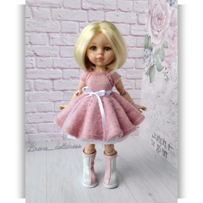 Платье Мелоди для кукол Паола Рейна 32-34 см - Lirene Dolldress