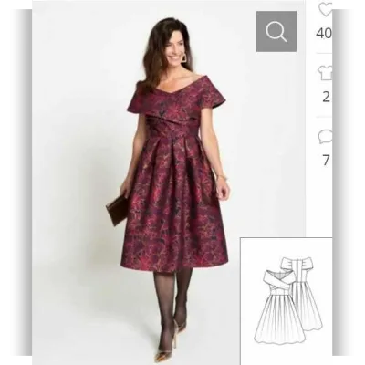 Платье в стиле New Look №4 12/2020 - Knipmode Fashionstyle