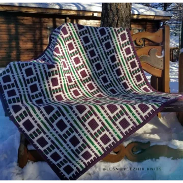 Плед Квадрат - lesnoy_ezhik.knits