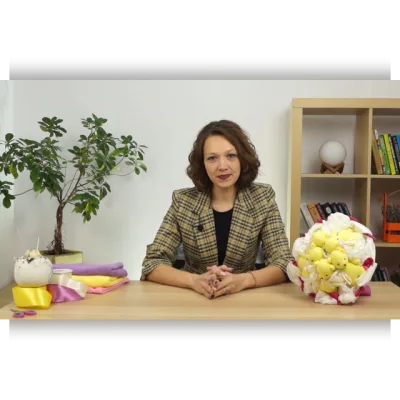 «Плюшевый» букет подарок из игрушек своими руками - Анна Субботина