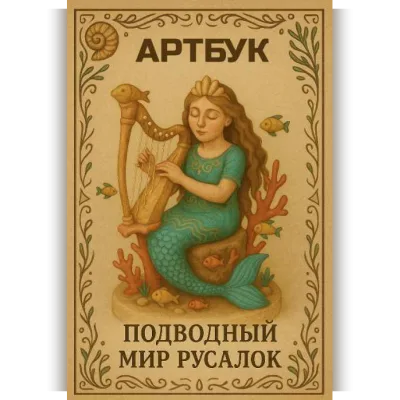 Подводный мир русалок. Артбук - toyidea