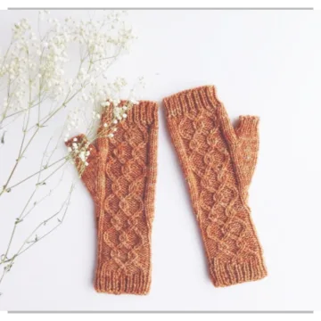 Пряничные митенки или варежки magicloop - Glamourknits