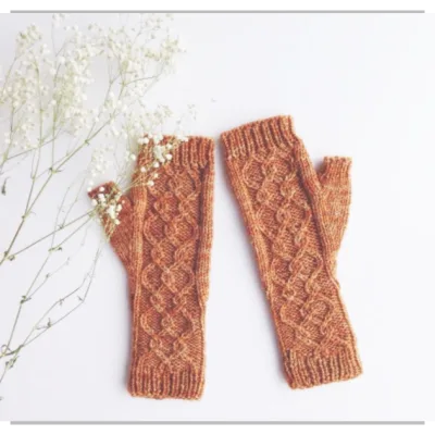 Пряничные митенки или варежки magicloop - Glamourknits