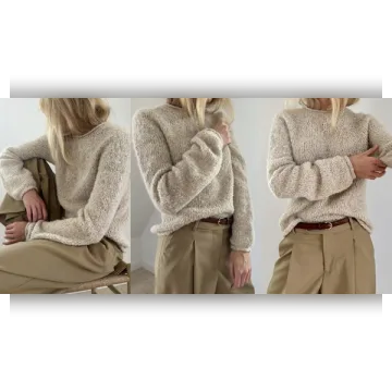 Простой пуловер-букле Plain Yoke - Lene Holme Samsøe