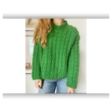 Пуловер оверсайз спицами Sweater No.15 - My favourite things
