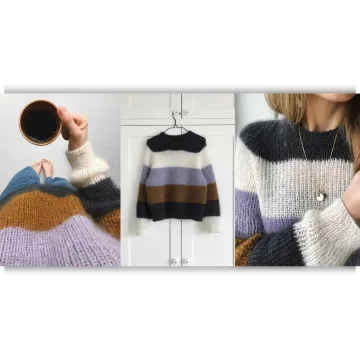 Пуловер с полосками Sequence - Petite Knit