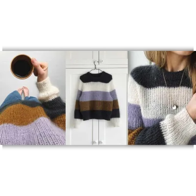 Пуловер с полосками Sequence - Petite Knit
