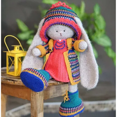Разноцветный наряд для зайки - Мария Ермолова