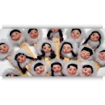 Роспись лиц коллекции «Северное сияние»