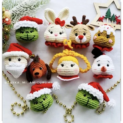 Рождественские украшения - zayka_mi_amigurumi