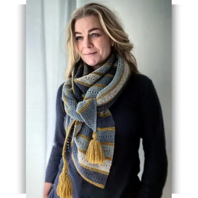Шаль Almue Shawl - Camilla Vad