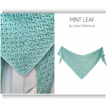 Шаль Mint Leaf - Elena Fedotova