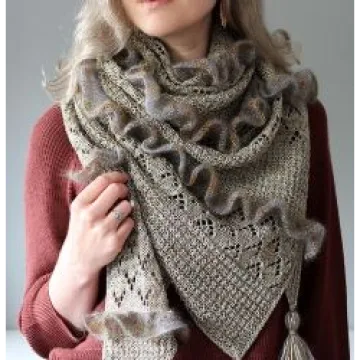 Шаль Ruffle Snuggle - Lisa Hannes