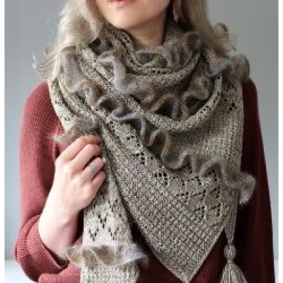 Шаль Ruffle Snuggle - Lisa Hannes