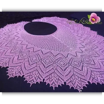 Шаль Сердце ангела - Ольга Бочкарева
