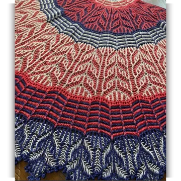 Шаль Sylvan Spring - Wonder Planned Knits