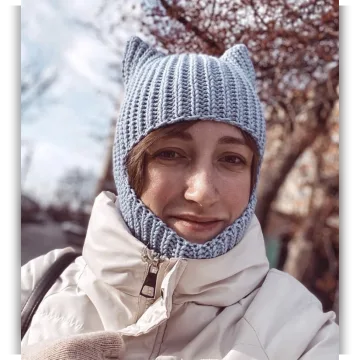 Шапка-балаклава Cat - Екатерина Тригуб