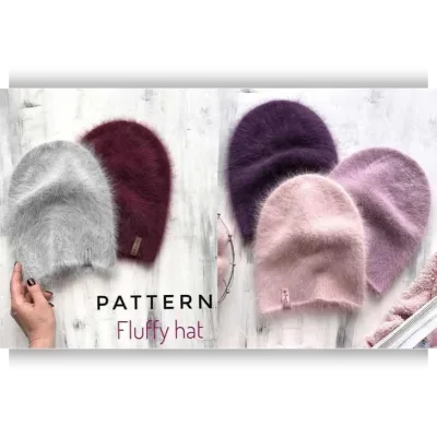 Шапка-бини Fluffy hat - Анастасия Прийма